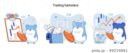 Trading hamster, user who does not understand economics and finance, inexperienced investor Trading hamster, user who does not understand economics and finance, inexperienced investor 99259881