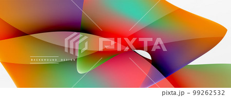 Abstract background. Fluid gradient color wave template for wallpaper, banner, background or landing 99262532