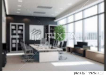 Blur background of modern office interior design. Contemporary workspace for creative business. Blur background of modern office interior design. Contemporary workspace for creative business. 99263168