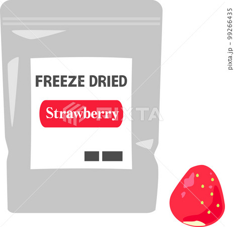 フリーズドライのイチゴ フリーズドライのイチゴ 99266435