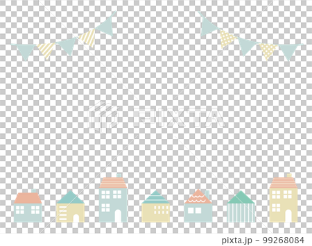 斯堪的納維亞花環和城市景觀框架 99268084