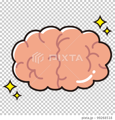 Healthy brain illustration Healthy brain illustration 99268518