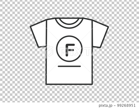 Tシャツ　石油系溶剤ドライクリーニング　弱い 99268951