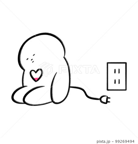 充電不足で動けない人 充電不足で動けない人 99269494