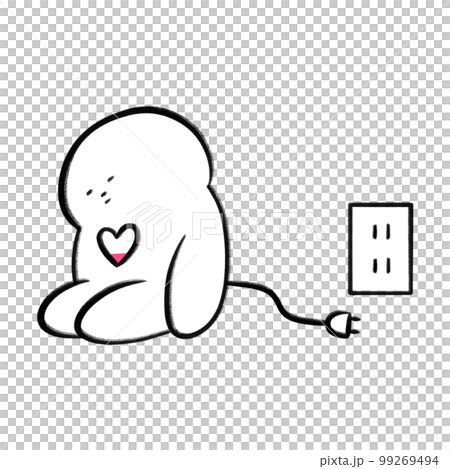 因缺乏充電而無法行動的人 99269494