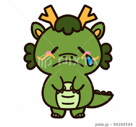 泣いている辰のキャラクター 99269584