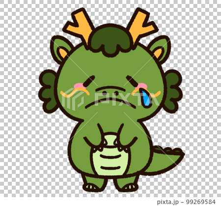 泣いている辰のキャラクター 99269584