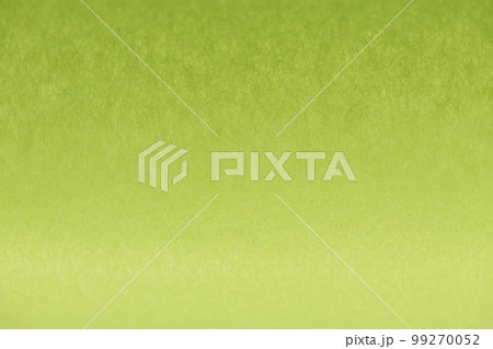 和紙による円筒形表現の背景素材（黄緑色） 99270052