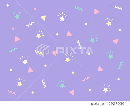 80年代 ポップなデザイン(紫) 80年代 ポップなデザイン(紫) 99270364