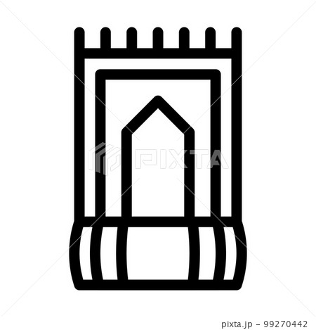 ramadan icon set outline style illustration vector element and symbol perfect. 99270442