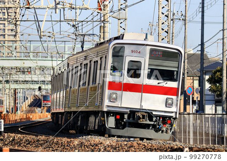 東上線の雄… 全般検査に訪れた本線系統で試運転を行う9000系 東上線の雄… 全般検査に訪れた本線系統で試運転を行う9000系 99270778