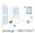 寒い洗面脱衣所 99271917