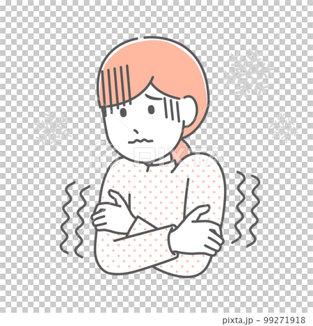 Cold and shivering female 99271918