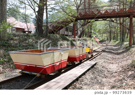 秋田県大館市、小坂鉄道、レールバイク 99273639