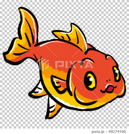 金魚　イラスト　絵画 金魚と黒猫 | おちょぴ ｜インテリア絵画 アートの専門通販