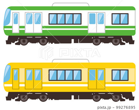 一両編成の電車のイラスト 一両編成の電車のイラスト 99276895