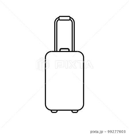 Suitcase icon on white. Suitcase icon on white. 99277603