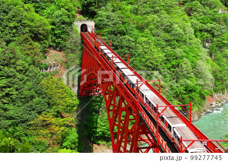 【富山県】深緑の黒部峡谷 99277745