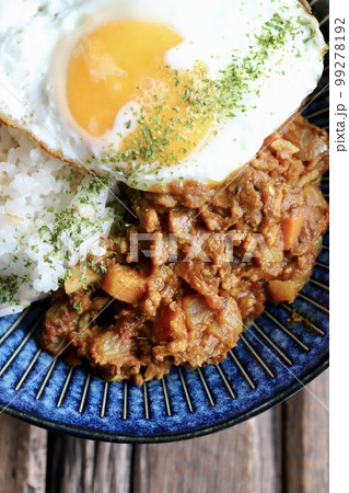 家でスパイスから作った目玉焼きを乗せたキーマカレー 家でスパイスから作った目玉焼きを乗せたキーマカレー 99278192