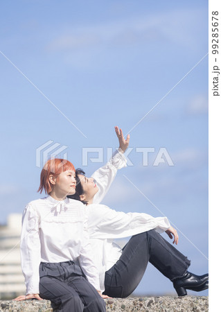 女性　ポートレート　ビューティー 99285678