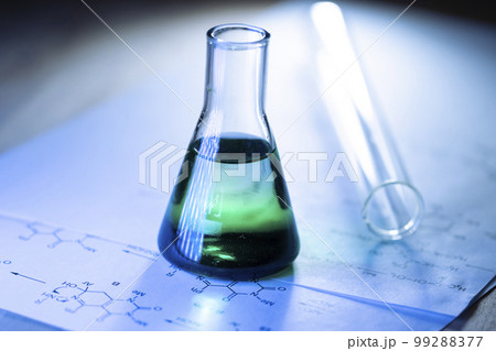 Chemical tubes with reaction formulas 99288377