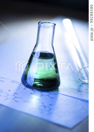 Chemical tubes with reaction formulas 99288380