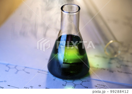 Chemical tubes with reaction formulas 99288412