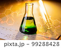 Chemical tube with reaction formula 99288428
