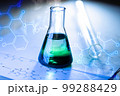 Chemical tube with reaction formula 99288429