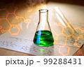 Chemical tube with reaction formula 99288431
