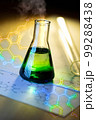 Chemical tubes with reaction formulas 99288438