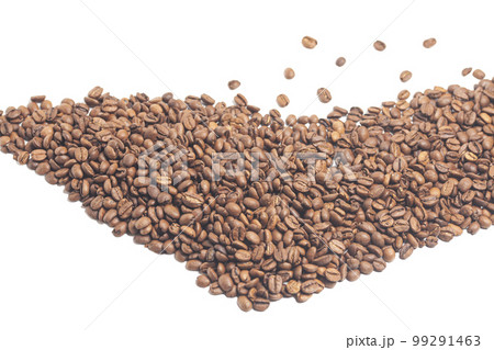 Coffee Beans isolated on white background. 99291463