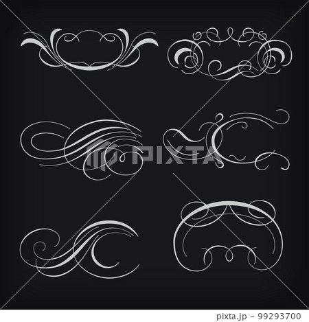 calligraphic elements 99293700