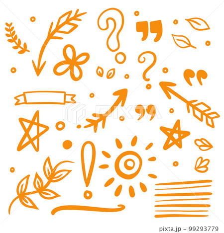 Orange Swirls Swash Logo Ornament Designs Orange Swirls Swash Logo Ornament Designs 99293779