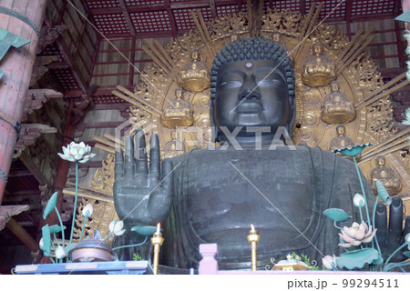 東大寺　大仏殿の盧舎那仏　奈良県奈良市 99294511