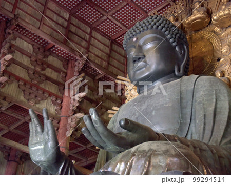 東大寺 大仏殿の盧舎那仏 奈良県奈良市 東大寺 大仏殿の盧舎那仏 奈良県奈良市 99294514