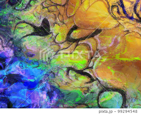 Colorful Abstract Painting 99294548