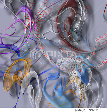 Swirling formsのイラスト素材 [99294600] - PIXTA