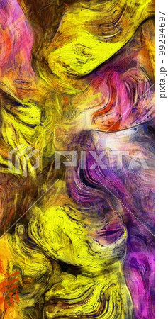 Swirling Color Abstract 99294697