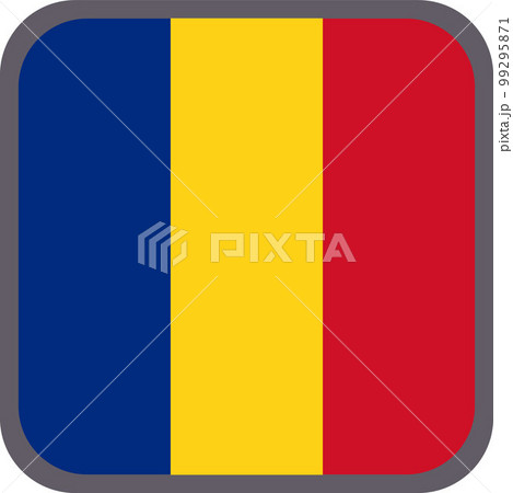 世界の国旗アイコン☆ルーマニアRomania☆ 世界の国旗アイコン☆ルーマニアRomania☆ 99295871