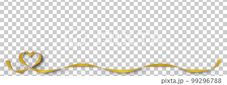 Heart-shaped ribbon frame (3D rendering) 99296788