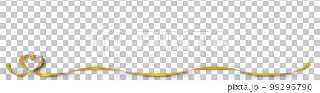 Heart-shaped ribbon frame (3D rendering) 99296790