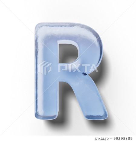 氷文字のアルファベット(3Dレンダリング) 氷文字のアルファベット(3Dレンダリング) 99298389