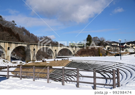 遠野遺産 めがね橋 99298474