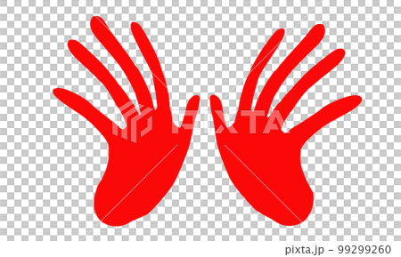 ストップサイン　シンプル手 99299260