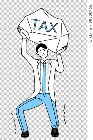 A male doctor wearing a white coat suffering from tax increase A male doctor wearing a white coat suffering from tax increase 99300458