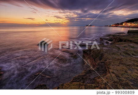 稲村ヶ崎の夕焼け 99300809