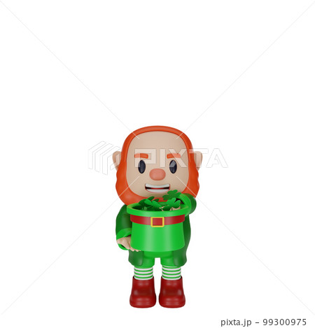 3d rendering of character st. patrick's day concept 3d rendering of character st. patrick's day concept 99300975