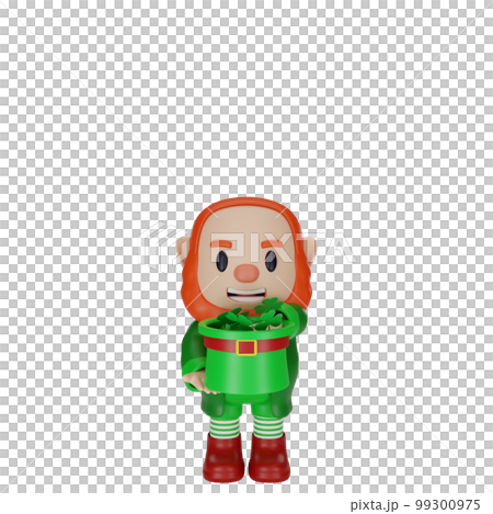 3d rendering of character st. patrick's day concept 3d rendering of character st. patrick's day concept 99300975