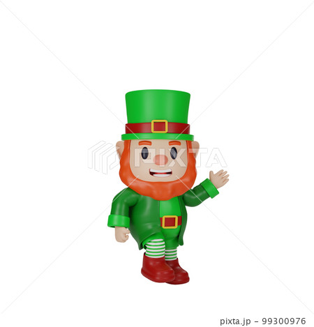3d rendering of character st. patrick's day concept 3d rendering of character st. patrick's day concept 99300976